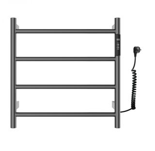 Полотенцесушитель электрический Wonzon & Woghand Bonn WW-AL404-GM 47x47 см тёмный графит